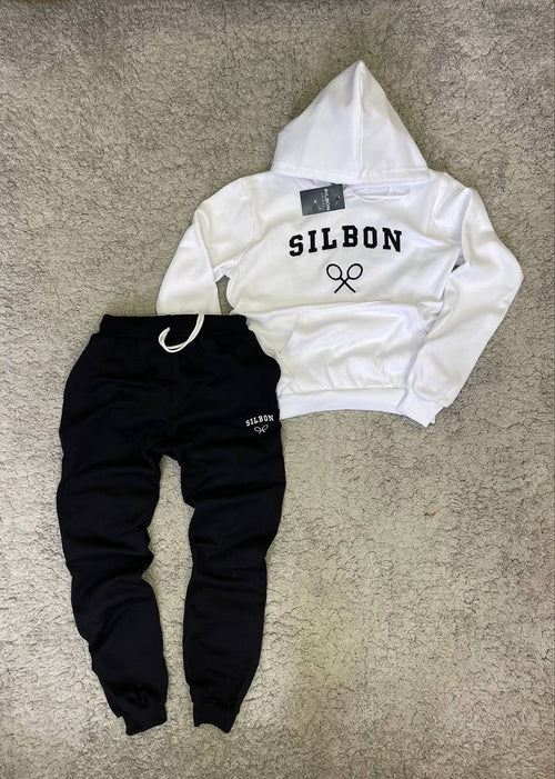 Chándal Silbon “calidad media" blanco