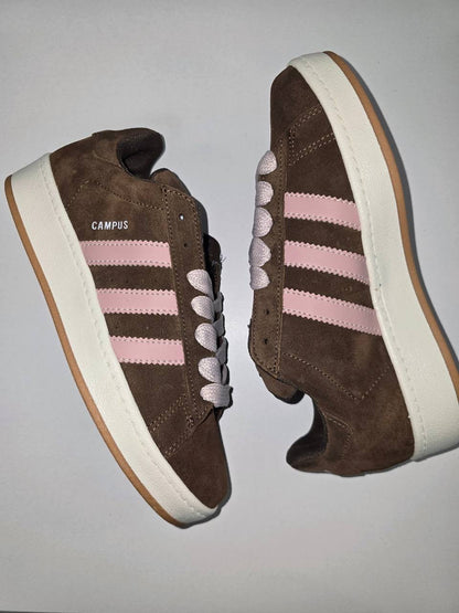 Adidas Campus logo rosa