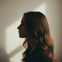 foto de perfil de una chica sin cara